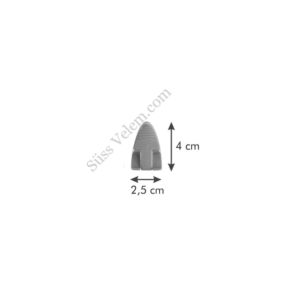 TESCOMA PRESTO Zacskózáró csipesz 4 cm, 4 db