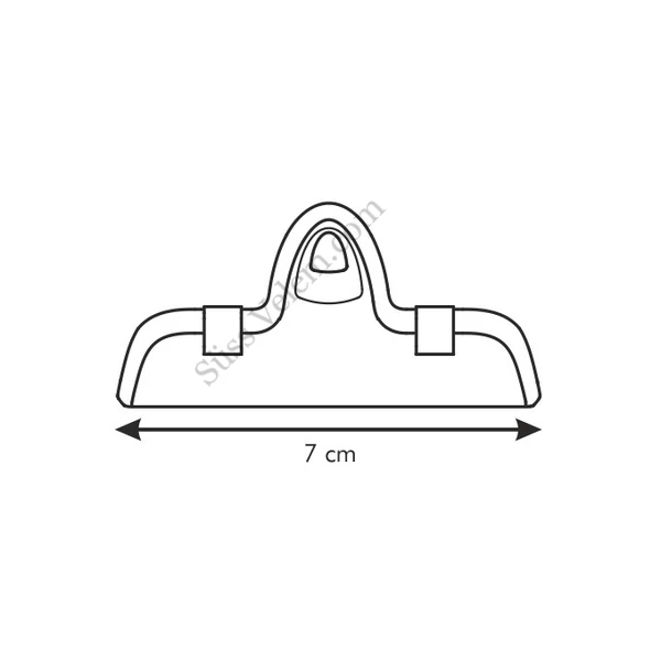 TESCOMA PRESTO zacskózáró csipesz 7 cm, 4 db