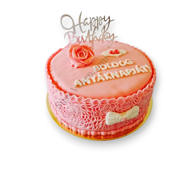 Rózsás minta szilikon fondant forma