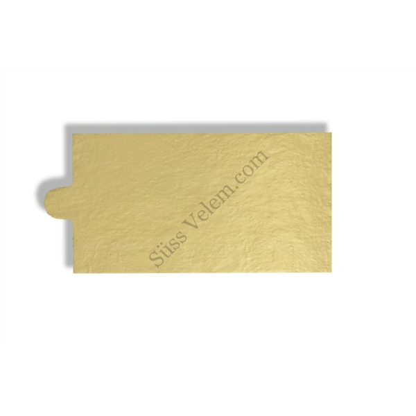 5*9 cm-es arany színű desszertalátét karton 200 db