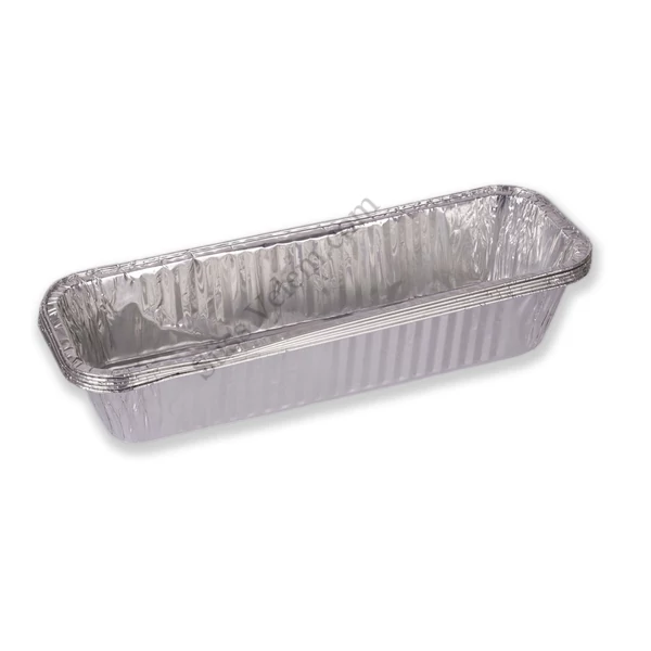 5 db 30*10 cm szögletes eldobható aluminium sütőtálca