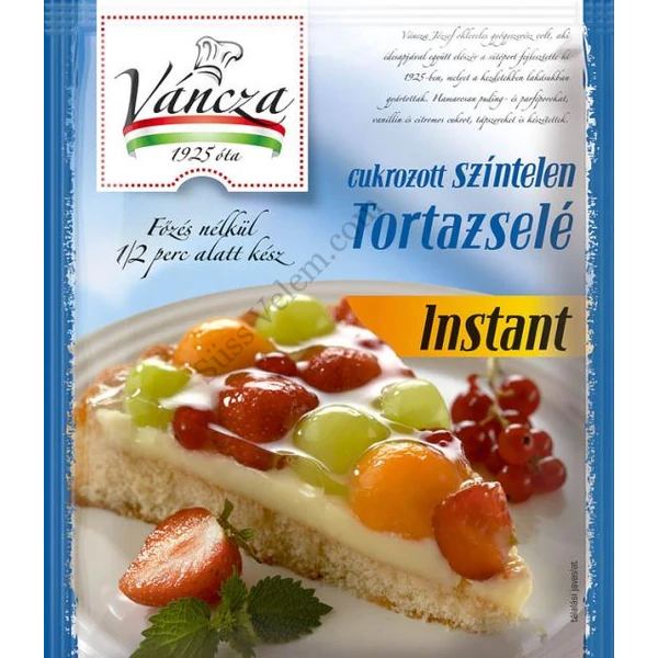 50 g Váncza színtelen instant tortazselé