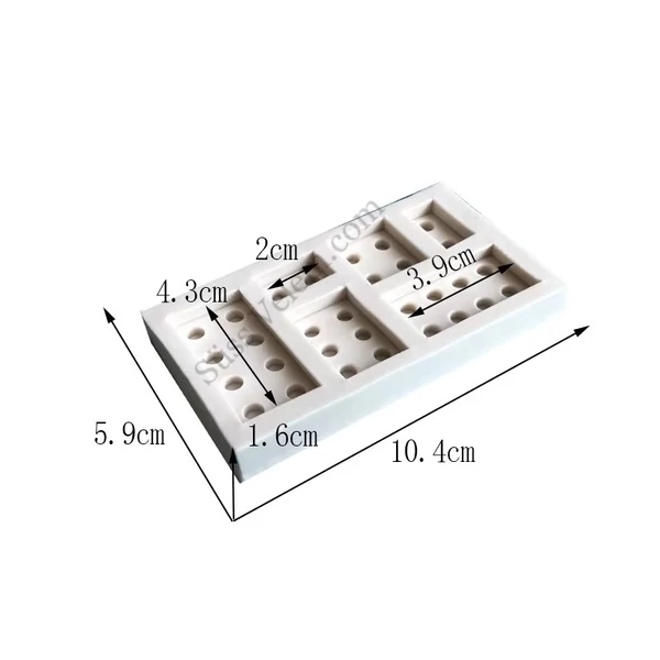 6 adagos lego kockák szilikon fondant forma