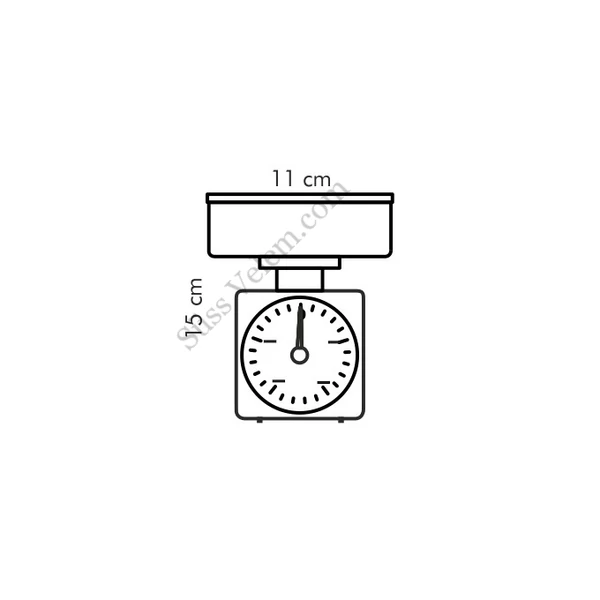 TESCOMA ACCURA hagyományos konyhai mérleg (0.5 kg-ig)