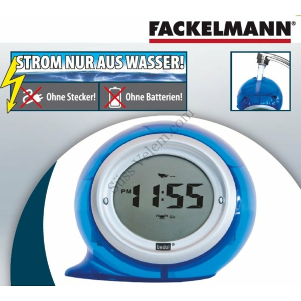 Vízzel működő Fackelmann digitális konyhai óra