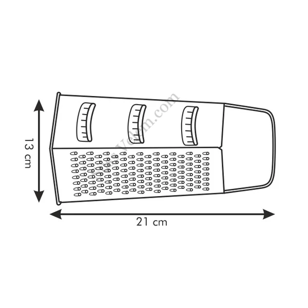TESCOMA HANDY 21 cm-es 6 oldalú konyhai reszelő