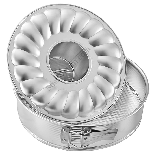 28 cm-es Zenker Silver kapcsos tortaforma kuglóf betéttel