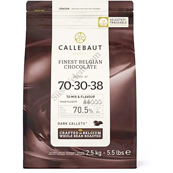 Callebaut Étcsokoládé pasztilla (korong) 2,5 kg 