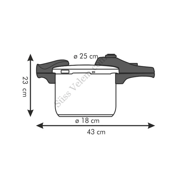 TESCOMA BIO EXCLUSIVE 6 l-es kukta