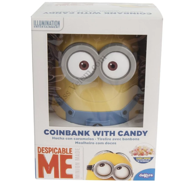 Minions persely cukorkával