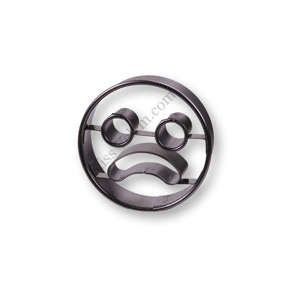 Kerek szomorú Smiley linzer kiszúró