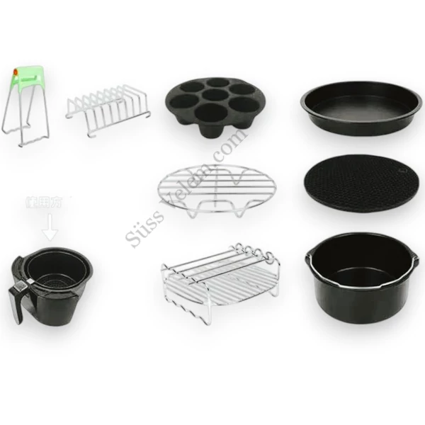 Air fryer kiegészítő készlet (8 részes)
