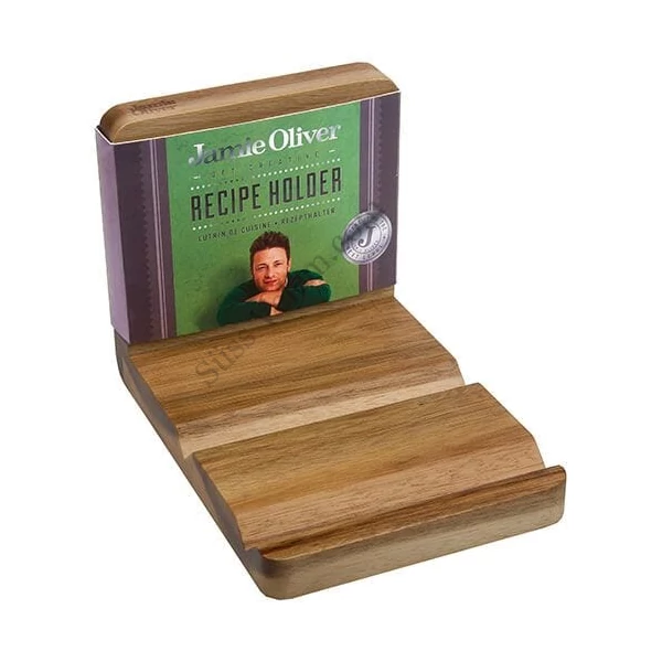 Akácfa szakácskönyv és tablet tartó Jamie Oliver