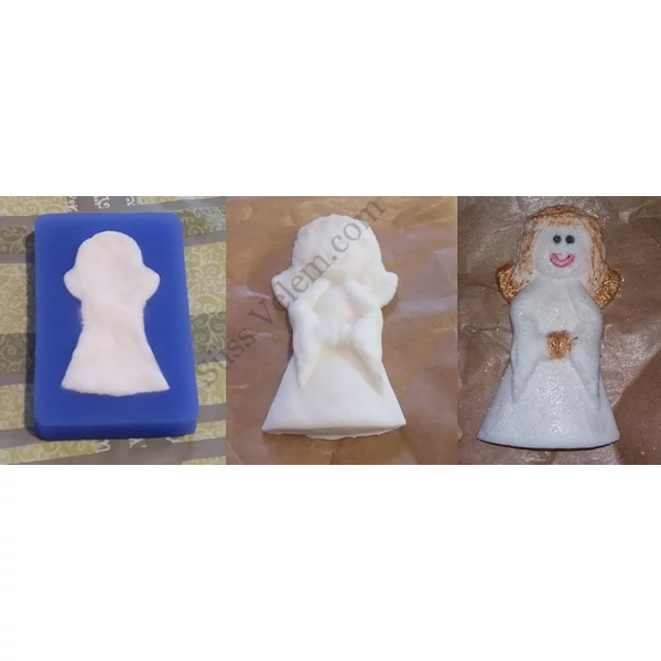 Angyal szilikon fondant forma