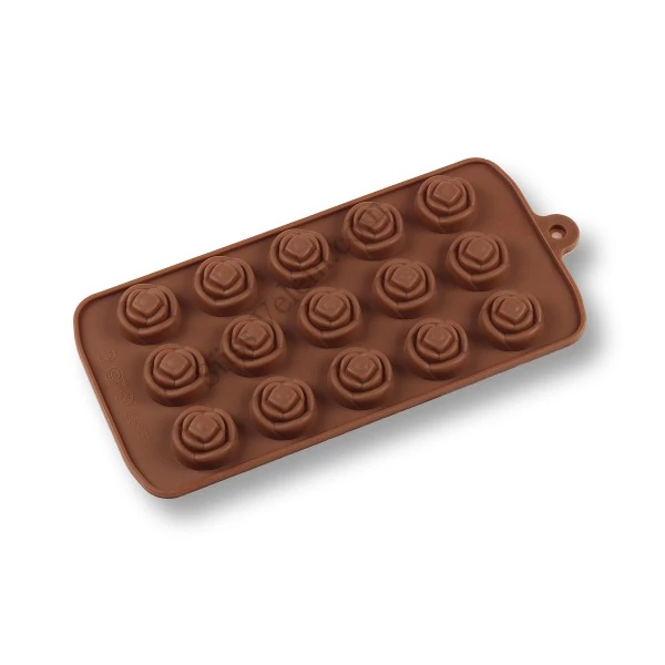 Bimbós rózsa szilikon bonbon forma
