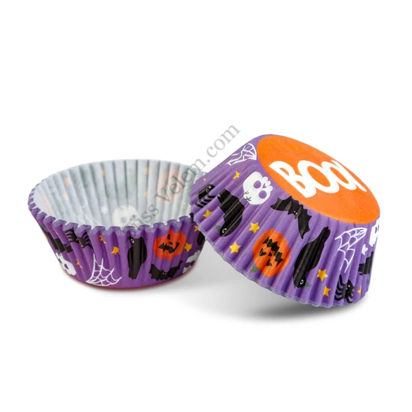 BOO! mintás halloween muffin papír 50 db