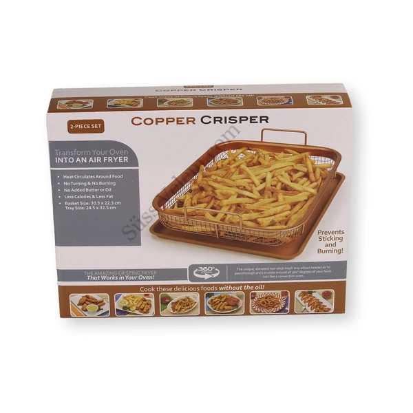 Copper Crisper grill tepsi