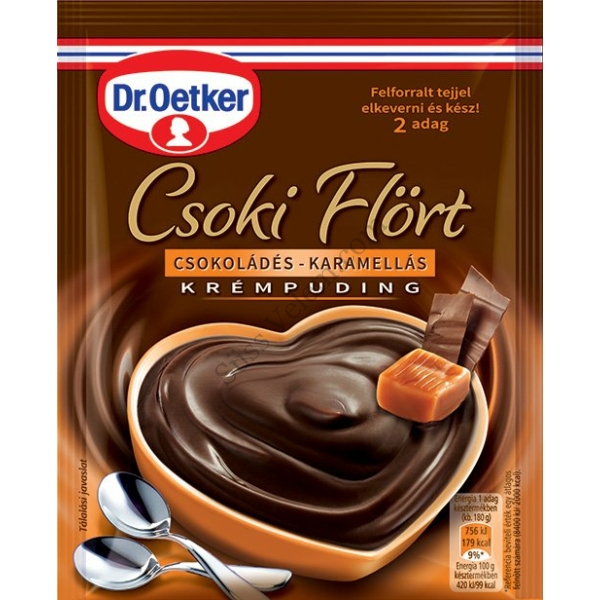 Csoki Flört Csokoládés karamellás krémpuding Dr Oetker 60g