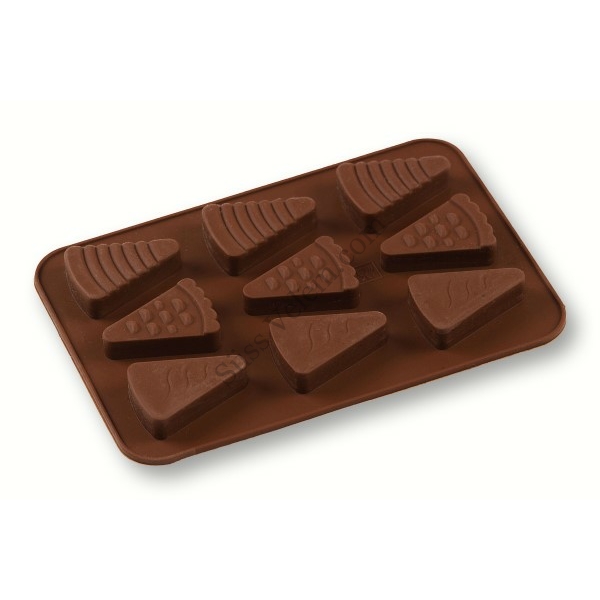 Csokiszelet alakú csokoládé forma