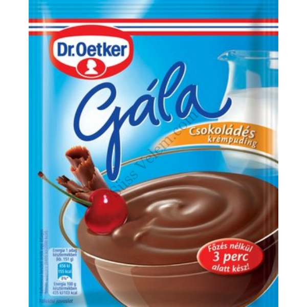 Csokoládé ízű Dr Oetker Gála puding 104g