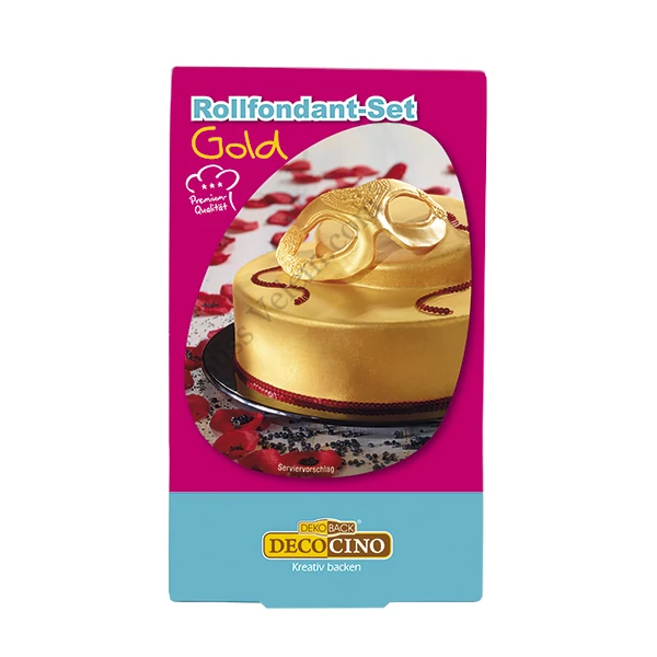 DecoCino 25 dkg arany fondant massza