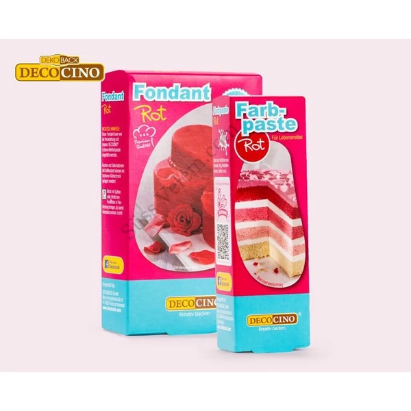 DecoCino piros ételfesték gél
