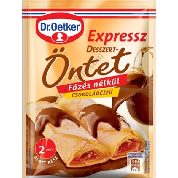 Csokoládé ízű Dr Oetker Expressz desszertöntet 52g
