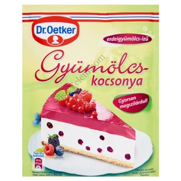 Erdei gyümölcs ízű Dr Oetker gyümölcskocsonya 100g
