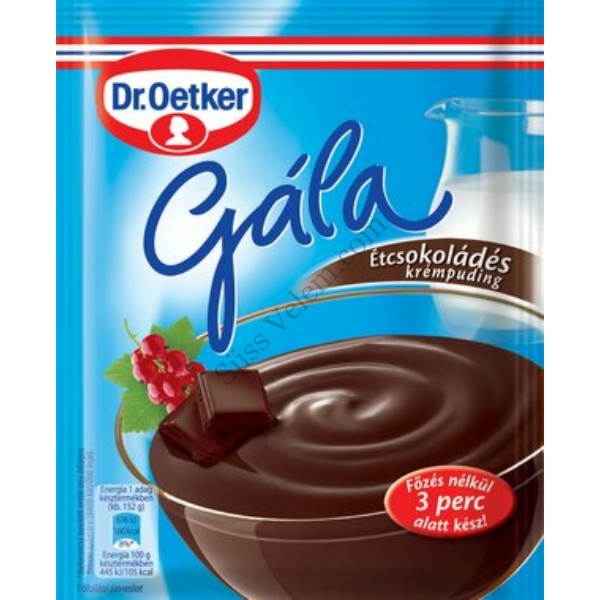 Étcsokoládé ízű Dr Oetker Gála puding 104g