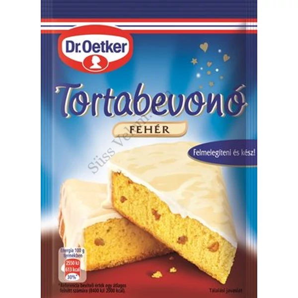 Fehér Dr Oetker tortabevonó 100g