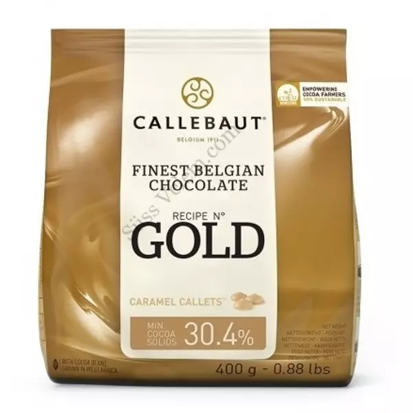Fehércsokoládé karamellel 400 g Callebaut Gold