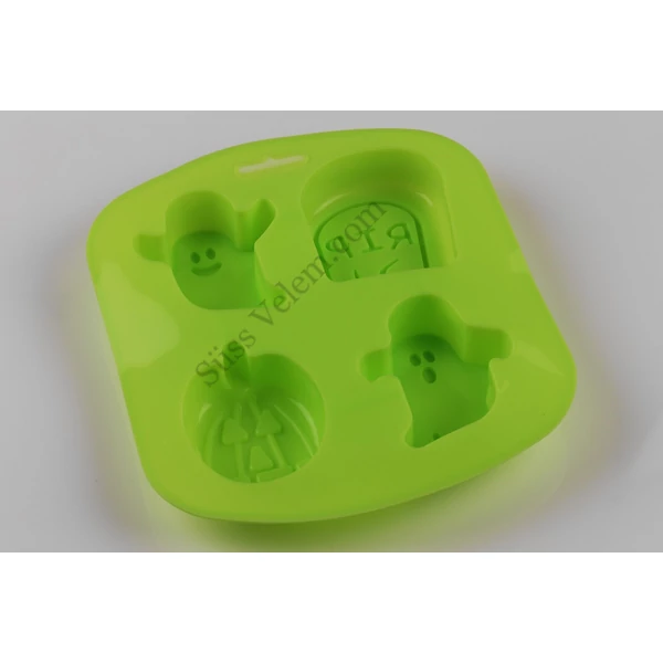 Halloween szilikon muffin forma