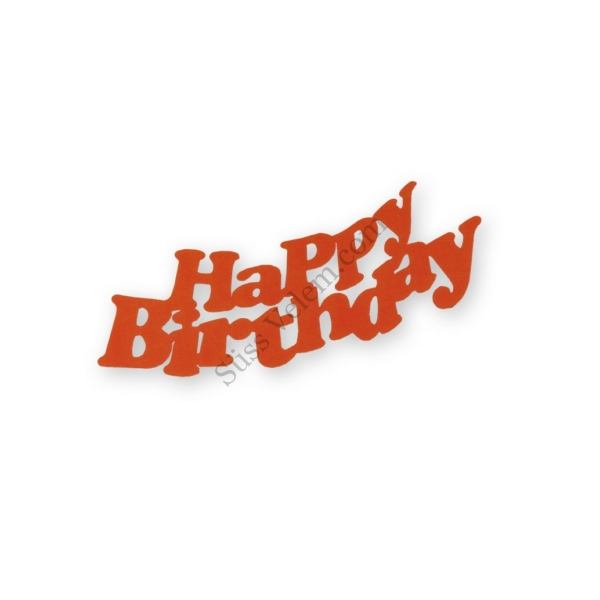 Happy Birthday felirat készítő fondant kiszúró