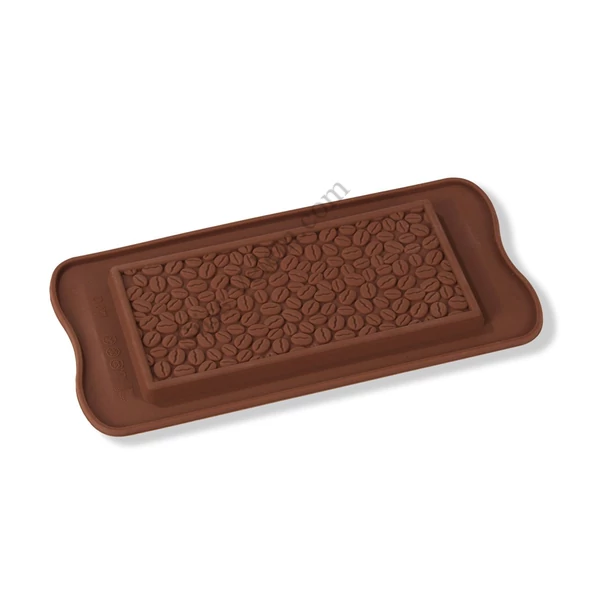 Kávé mintás szilikon tábla csoki forma