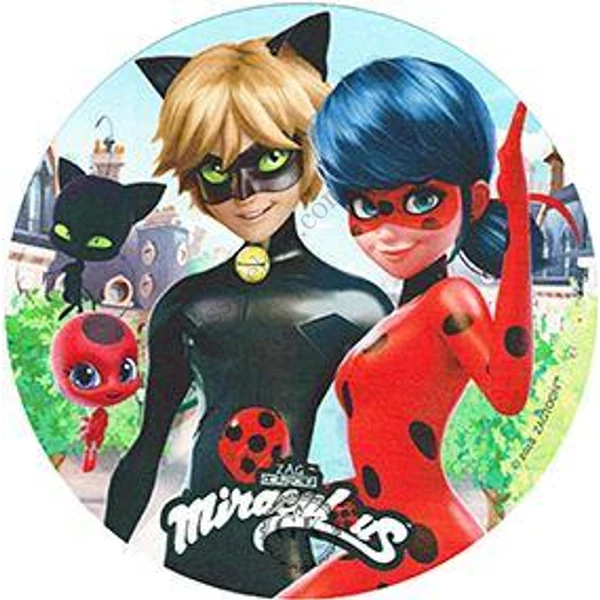 Kerek Miraculous tortaostya