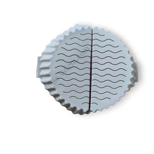 Két részre osztott kerek szilikon air fryer sütőforma 14 cm