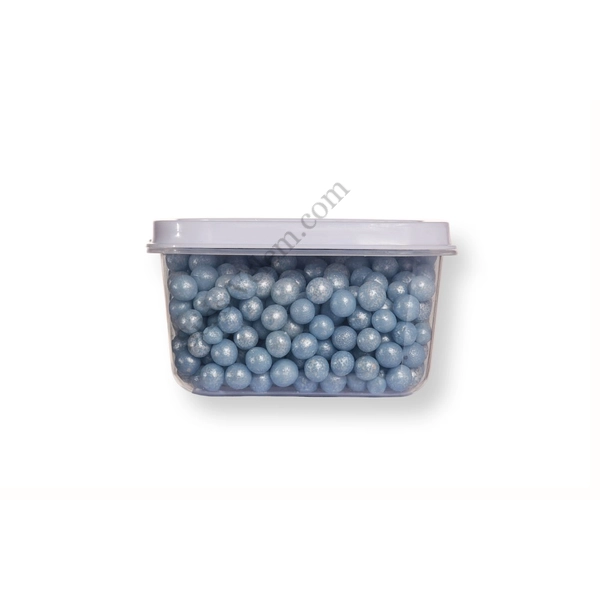 Kis kiszerelésű (40g) gyöngyház kék cukorgyöngy