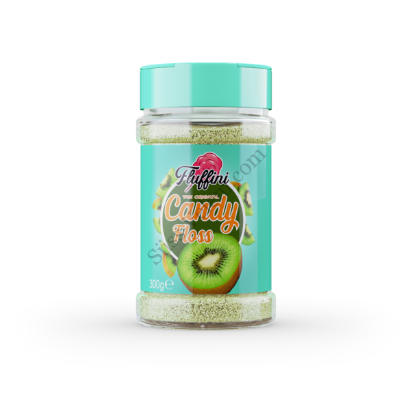 Kiwi ízesítésű vattacukor alapanyag 300 g
