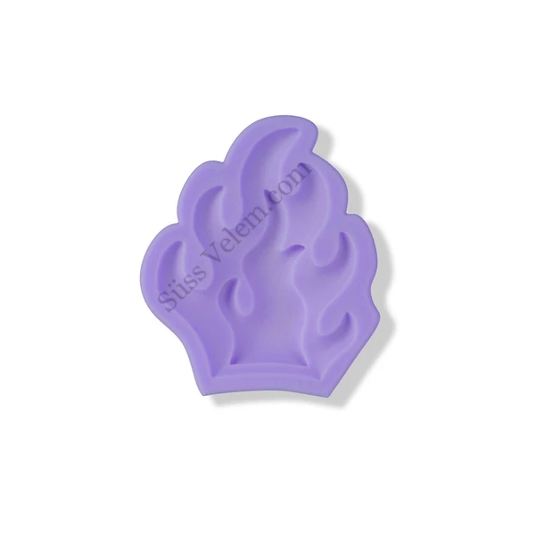 Lángnyelvek szilikon fondant forma