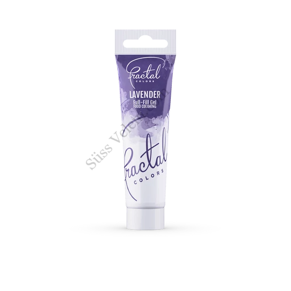Levendula lila Fractal ételfesték gél