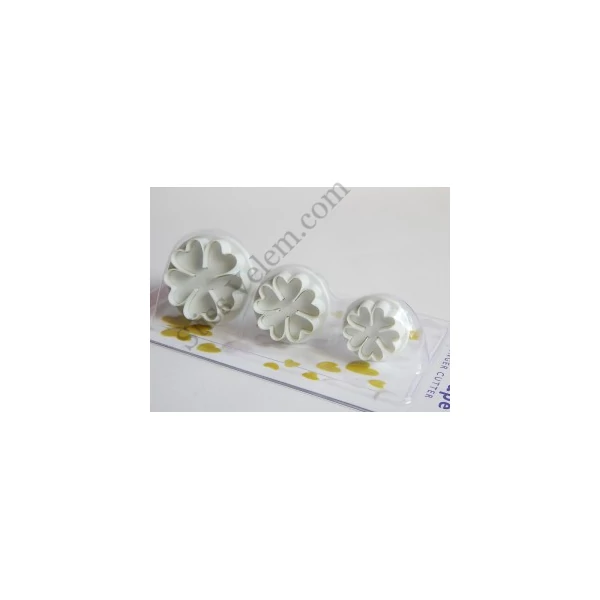 Lóhere fondant kiszúró készlet 3 db-os