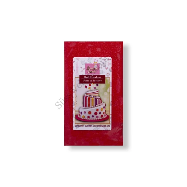 Madame Loulou 25 dkg piros fondant massza