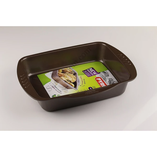 Magas peremű tapadásmentes tepsi 25*20 cm Pyrex Asimetria 