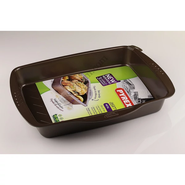 Magas peremű tapadásmentes tepsi 35*27 cm Pyrex Asimetria 