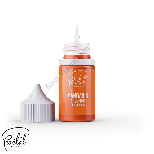 Mandarin Fractal SuperiOil olajbázisú ételfesték 30 g