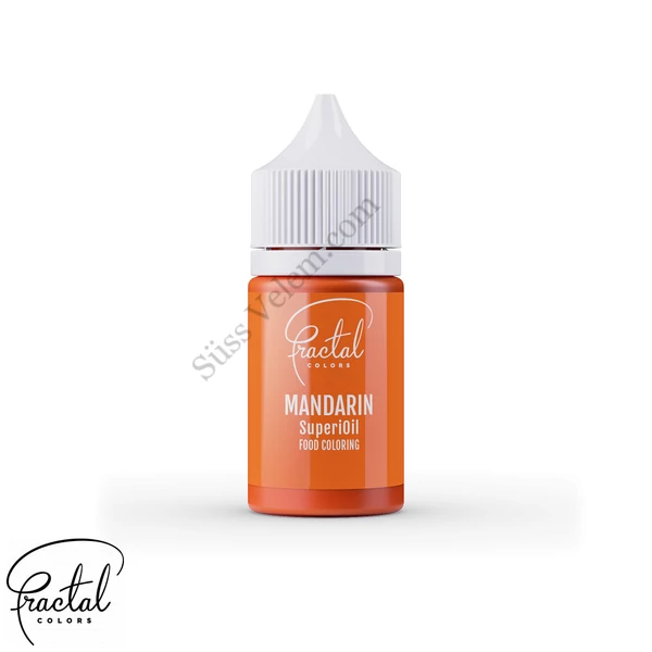 Mandarin Fractal SuperiOil olajbázisú ételfesték 30 g