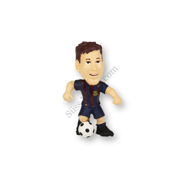 Messi műanyag focis tortadíszítő figura