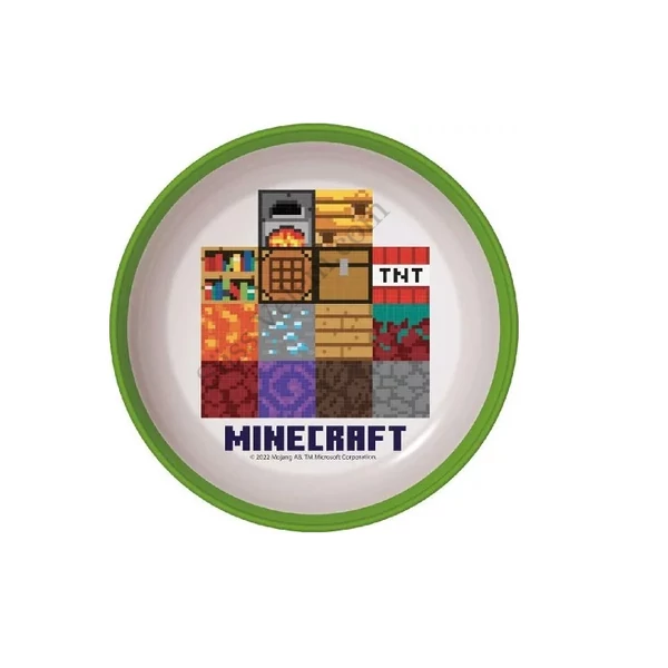 Műanyag tál csúszásmentes Minecraft