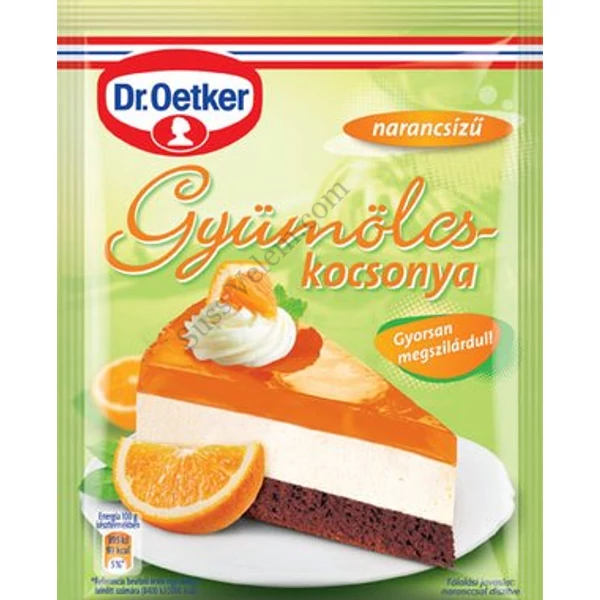 Narancsízű Dr Oetker gyümölcskocsonya 90g