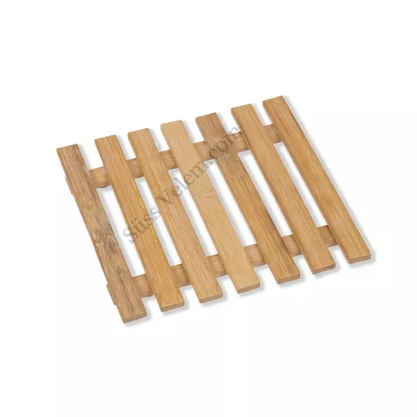 Négyzet alakú bambusz edényalátét